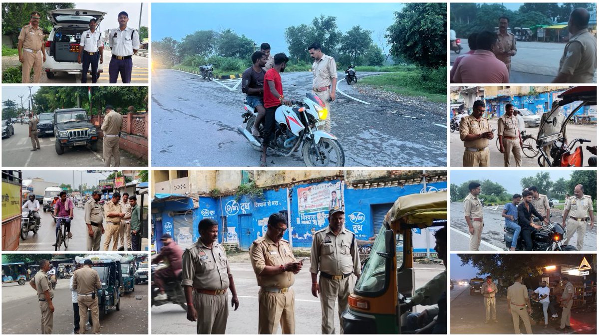 sultanpurpolice's tweet photo. सड़क सुरक्षा अभियान #SP_STR श्री विनीत जायसवाल के निर्देशन में यातायात नियमों के पालन हेतु विशेष जागरूकता एवं प्रवर्तन अभियान चलाया गया। यातायात नियमों का पालन करें, सुरक्षित चलें और दूसरों को भी सुरक्षित रखें।
कुल -320
चालान -01 वाहन
शमन शुल्क- ₹5,67,500/-
इंटरसेप्टर वाहन द्वारा- 119