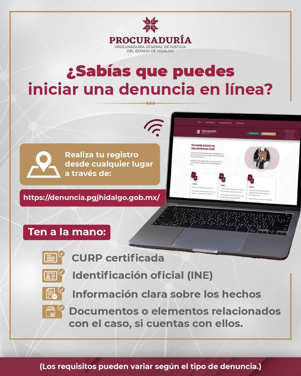 IramGonzalezP's tweet photo. A veces no sabemos cuál es el primer paso ante una situación. Por eso, contar con información clara es importante.

Puedes iniciar una denuncia en línea a través de:
🌐 https://t.co/2F75W7m8xh⁠

Infórmate, conoce tus derechos y acércate a las opciones disponibles. https://t.co/Kw7i4Zc2eI