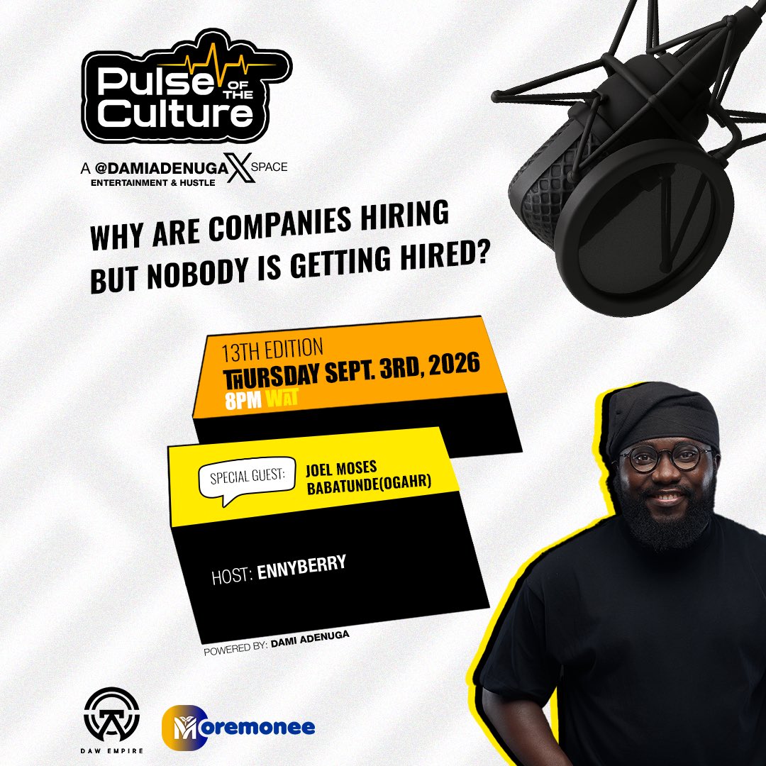 MediaEnny's tweet photo. The information is fully loaded in the video 

be a part of @PULSEotCULTURE tonight via @DAMIADENUGA 

link https://t.co/UWva3N25By

Guest: @MeetJMB 
Host: @MediaEnny 

see you at 8pm

#Ogahr #pulseoftheculture #trend https://t.co/GbKH79lgwC