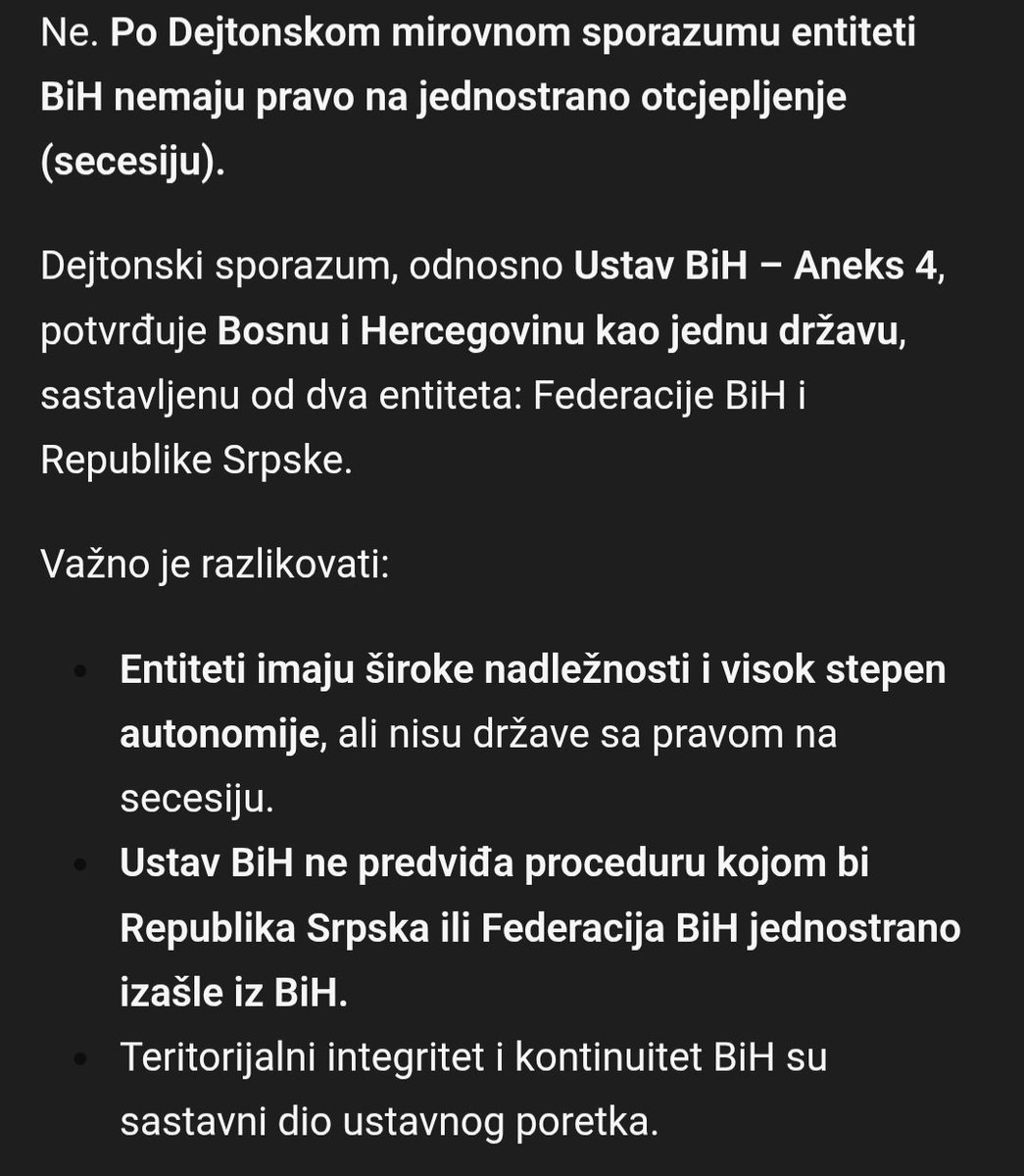 HamzicAlmir's tweet photo. @stefanbosnjak U potpunosti se slažem s tobom. Nemam ništa protiv RS sve dok se poštuje BiH kao država i naravno da se reformama kako bi bila funkcionalnija država po standardima EU. https://t.co/EyKcgl5QF9