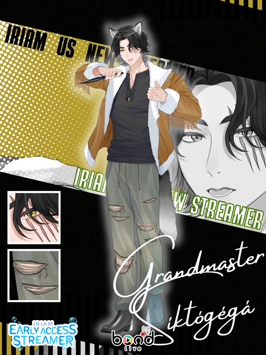 SiktogegaVT's tweet photo. Úm bá wàth téch (good day) I'm GrandMaster Síktógégá, welcome to the Wolf Den! 

#JUMPonIRIAM #IRIAM #IRIAMUS #bondlive #Vtuber #ENVtuber #VtuberUprising https://t.co/kTTroLHQDb