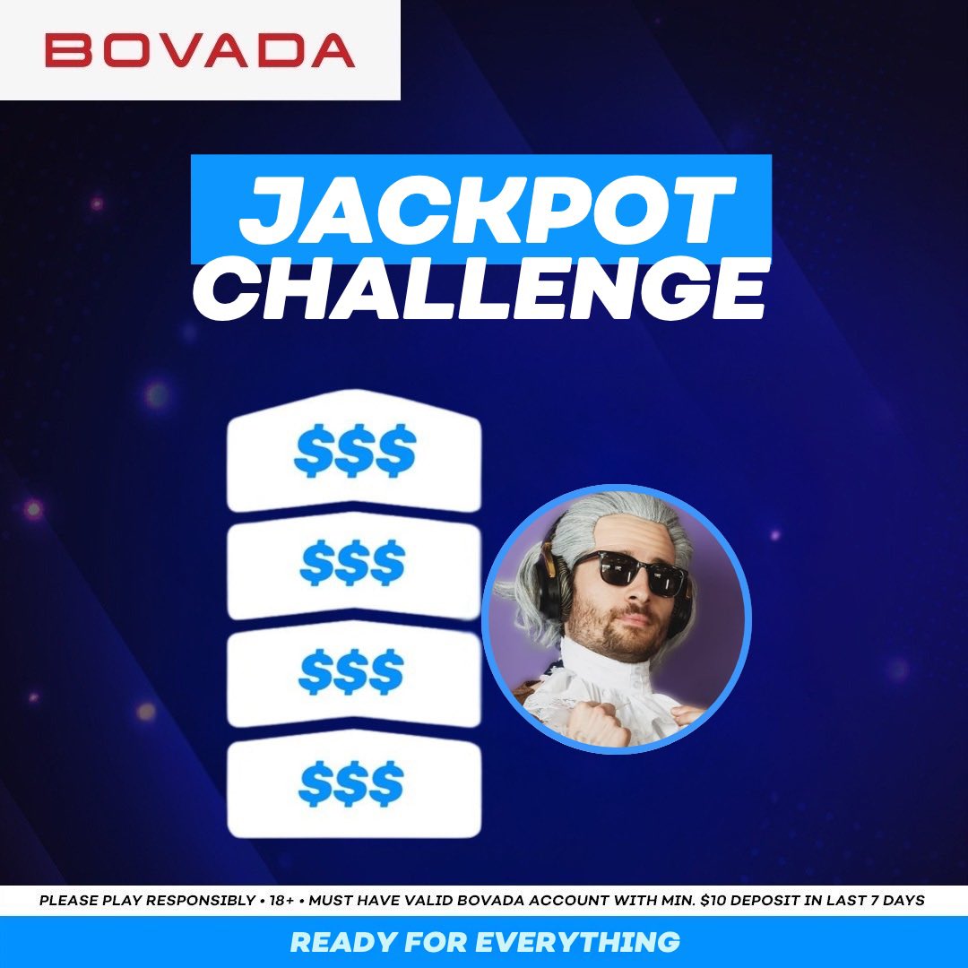 Bovada_Casino's tweet photo. We will have bonus giveaways up for grabs during our Streamer Jackpot Challenge tonight with @BenJammins! 🎰

Tune in from 6-9PM ET live on X! 🙌

Terms: https://t.co/v8I4mHgnI4 https://t.co/mzeHTAtnAs