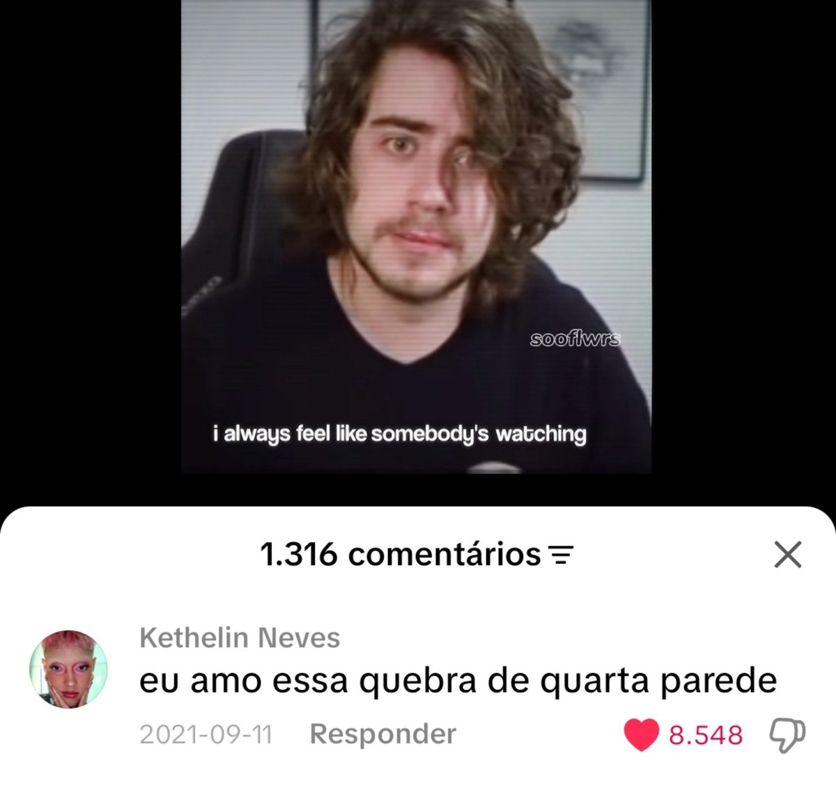 kethelineves's tweet photo. Curtiram um comentário meu de 2021 https://t.co/C0gNjICh4q