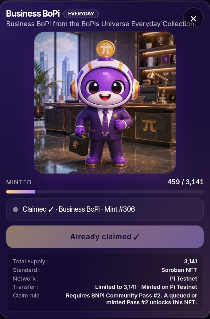 EliphadhiliB's tweet photo. @SK_devStudios Business BoPi is my favorite because it represents entrepreneurship, ambition, innovation &amp; opportunity. 
It reminds me to think big and keep building for the future!
Proud BNPI Community Pass #2 holder. 
Pi username: elbotz
#BNPi #BoPi #PiNetwork https://t.co/JzwSMG9IR4