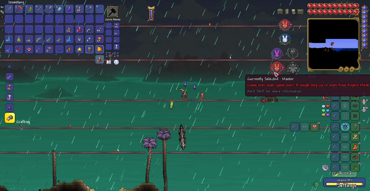 ShatteredTK's tweet photo. First time playing Terraria with Calamity mod still confused what to do 😅
#Terraria #Calamity_mod https://t.co/ykKw9TWe9O