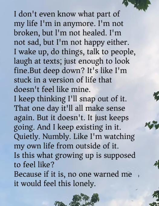 AmberArif16's tweet photo. Sad, but my reality https://t.co/taGmS0rMAZ