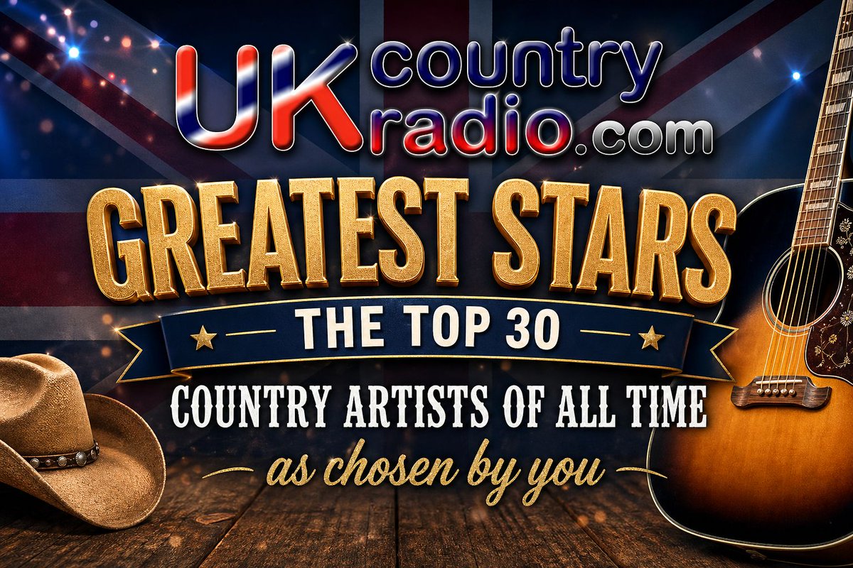 ukcountryradio's tweet photo. ⭐ The search is on for https://t.co/Jl1Q8lqv5s’s Greatest Stars

Tell us your THREE favourite country artists of all time by emailing greateststars@ukcountryradio.com or posting them here

We’ll use your choices to compile the all-time Top 30 for broadcast at the end of the year https://t.co/pZ3eClN3gf