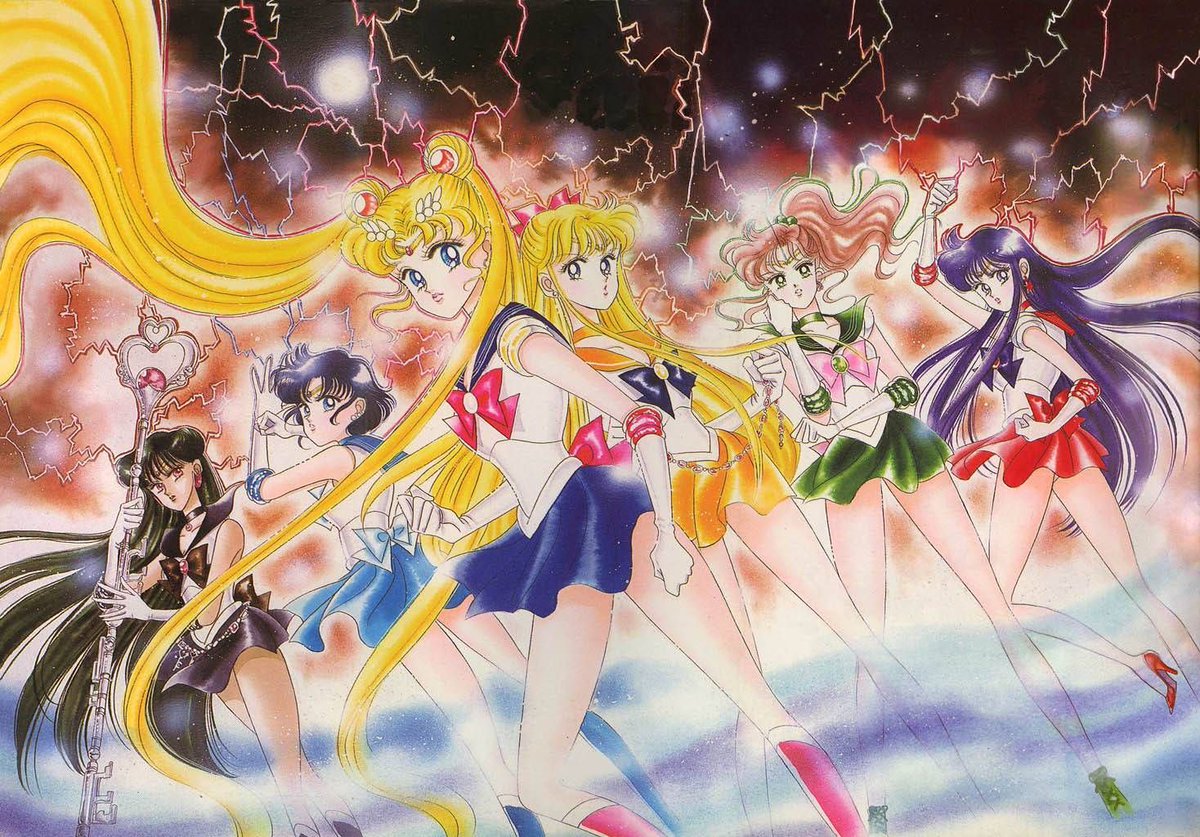 retro_anime's tweet photo. Sailor Moon artwork by Naoko Takeuchi https://t.co/JMvugtkUM5