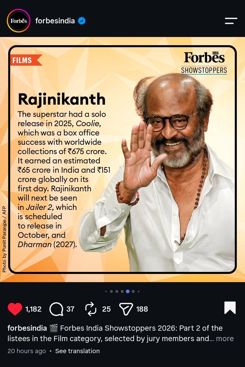 DaenerysTagv5d's tweet photo. @beingrajinified #Coolie - 675crs
#Jailer - 650crs
#Vettaiyan - 332crs https://t.co/nBLxed43GJ