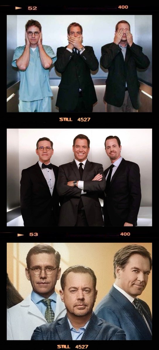 CristalCortesV1's tweet photo. Together again !!! 💙💙💙 
Tony, Tim &amp; Jimmy 
Dinozzo, McGee &amp; Palmer 
Friends get together....👏☺️
 #NCIS https://t.co/mJzyxwtSuZ