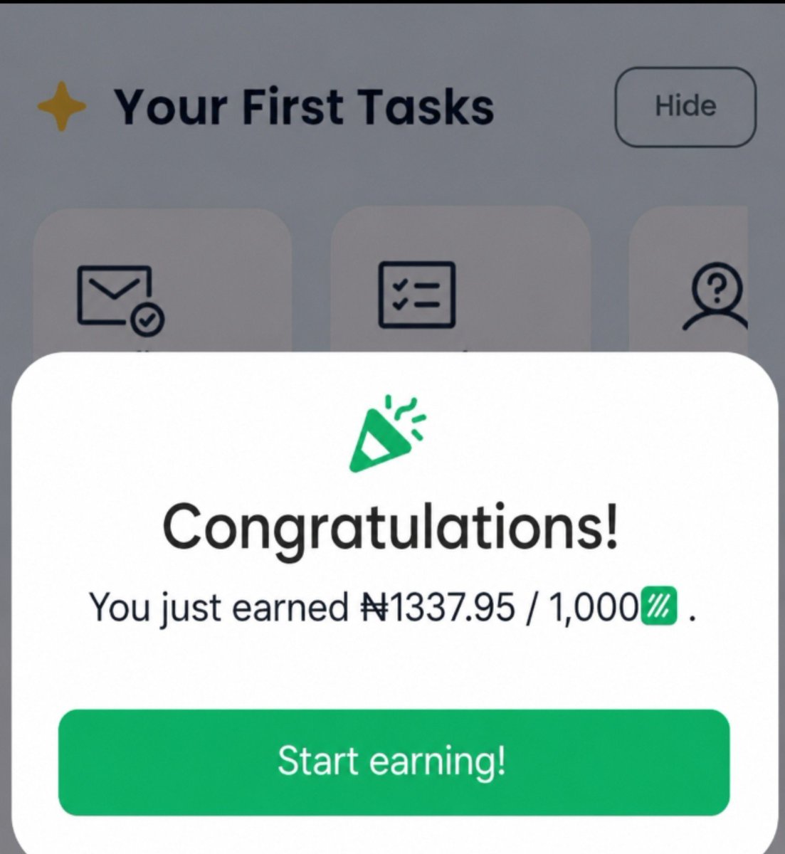 Cashnado_Ultra's tweet photo. I found a site that pays you $50 for completing simple tasks.
All you need is a mobile phone and a good internet connection.
You’ll even get $1 just for signing up. Good luck! 🤝 https://t.co/vlDhN8MXFN