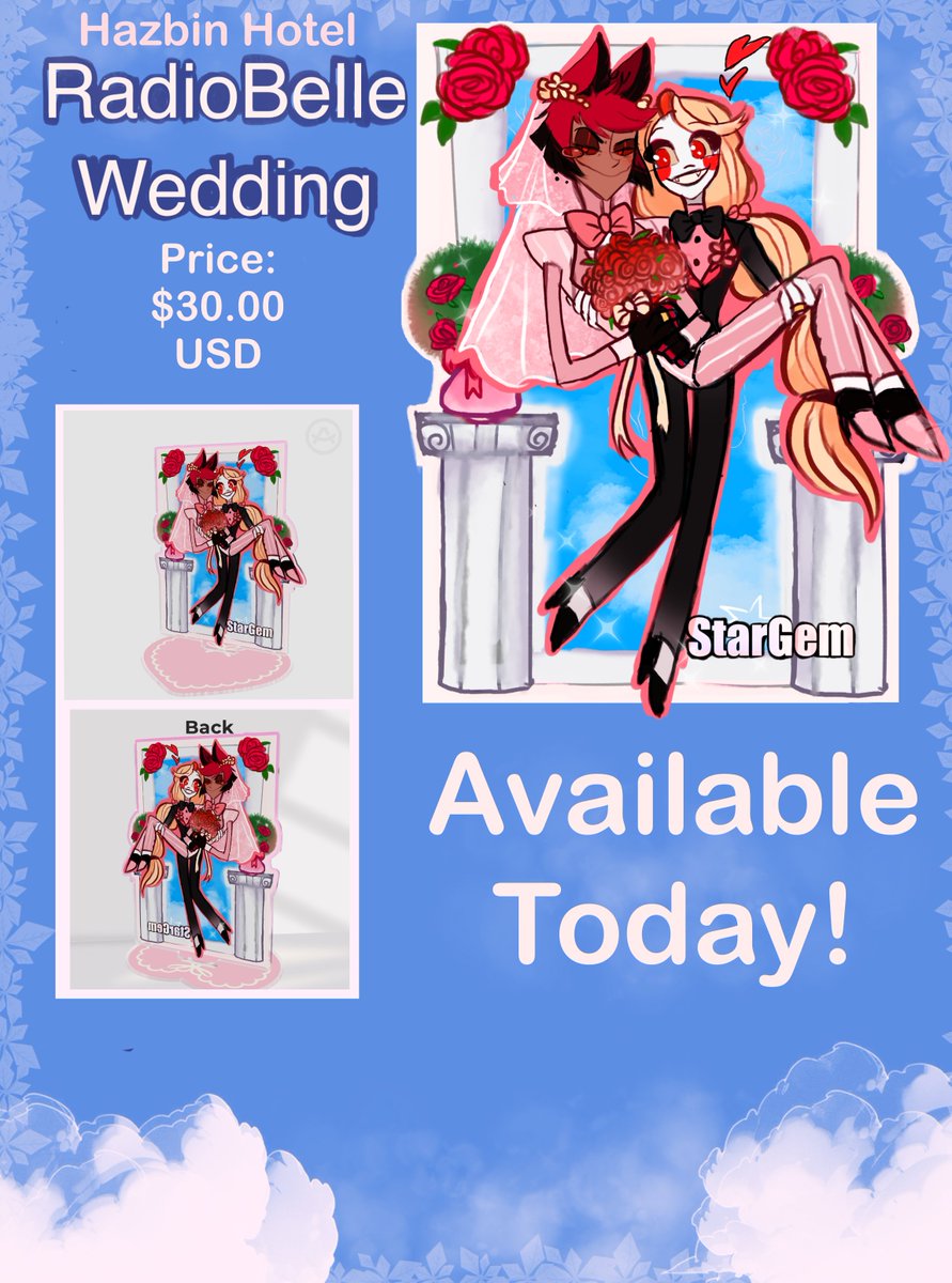 StarGem_xo's tweet photo. Today, I am releasing my first merch this month 😭🩷 This is available now in my ACgoods store for $30 USD

(Updated!!)
Buy Here: https://t.co/41jBFGSyTt

#Charlastor #RadioBelle https://t.co/SeaO2qApBi