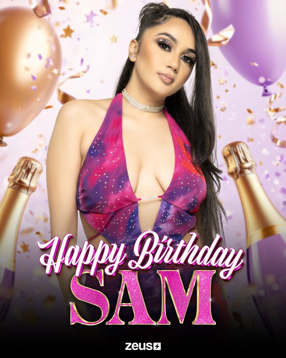 The_ZeusNetwork's tweet photo. Ayyyee!!! 🥳 It’s a BADDIES BIRTHDAY today!! 🎉 #Sam from #BaddiesGoneWildDominicanRepublic! May this year be gracious to you and filled with plenty of JOY, HAPPINESS & LOVE!! 💕 Join us in wishing #Sam a #HappyBirthday 👇🏾 https://t.co/GYdn6YcmIq