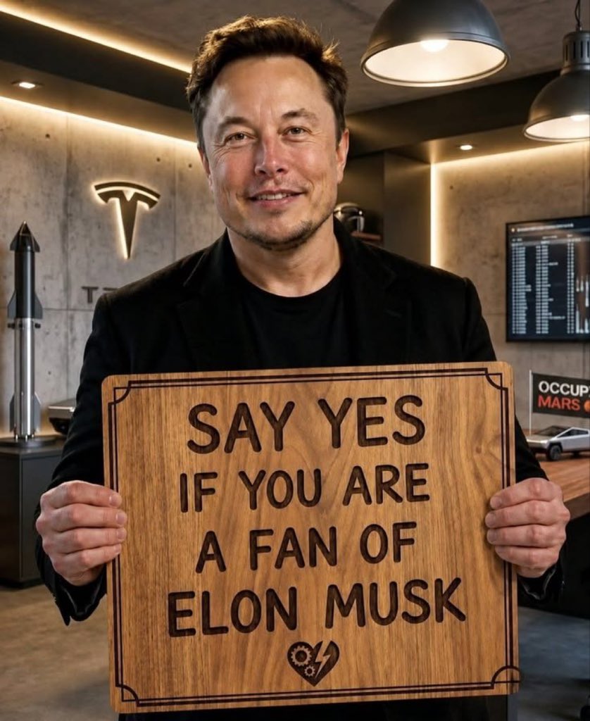 ElonMuskqk5's tweet photo. ❓ Are you a fan of Elon Musk? 🚀❤️

🅰️ Yes, I am ❤️ 
🅱️ No, not really 🤔 https://t.co/nAHMGZcyCj