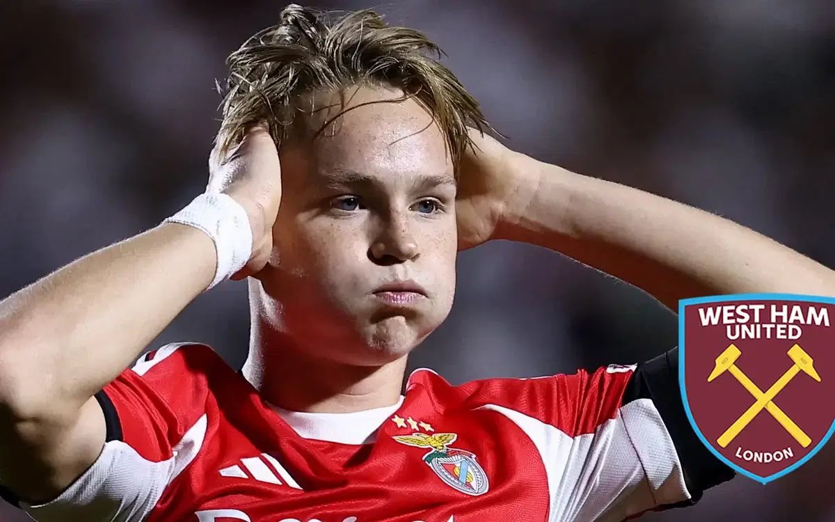 WestHam_Central's tweet photo. West Ham rejected the opportunity to sign Benfica and Norway winger Andreas Schjelderup before deciding to bring fellow Norwegian Edvin Austbø to the London Stadium.

He was offered to West Ham on a £5m loan fee with an obligation if they got promoted.”

– C&amp;H https://t.co/DKJ32EogDZ