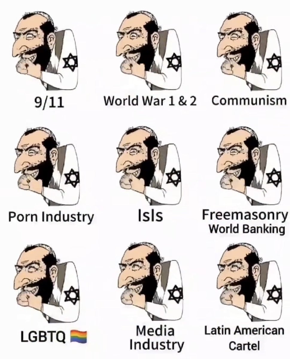 NOtoTinyHats's tweet photo. When you wake up tomorrow morning,look at yourself in the mirror and say ,,,,IT'S THE JEWS. Because its TRUE. https://t.co/aEsdaLUvHJ