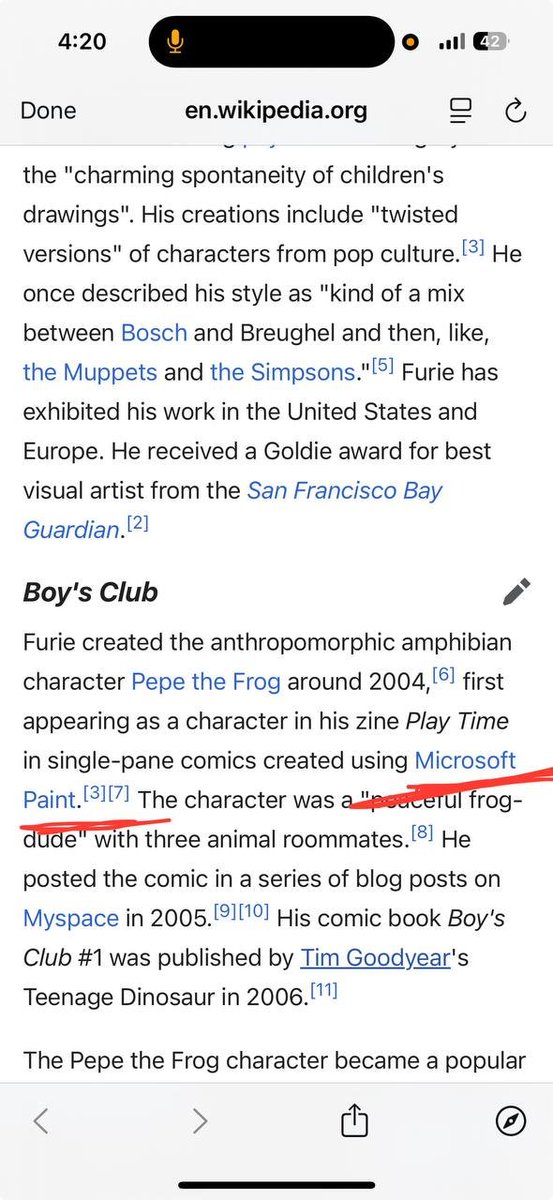 PepeMSFT's tweet photo. Pepe was born in Microsoft Paint.

Before the memes, before the internet knew his name, Matt Furie drew Pepe in his Play Time zine using Microsoft Paint.

https://t.co/rVhQ8bemGN

Now the original frog is paired with the stock of the company behind Paint.

The first $PEPE built around the Microsoft origin story.

$PEPE / $MSFT

CA: 0x637dd7000cf862ff2478a8c3b40d650c4e84ba94

https://t.co/KMHxhvJx0P