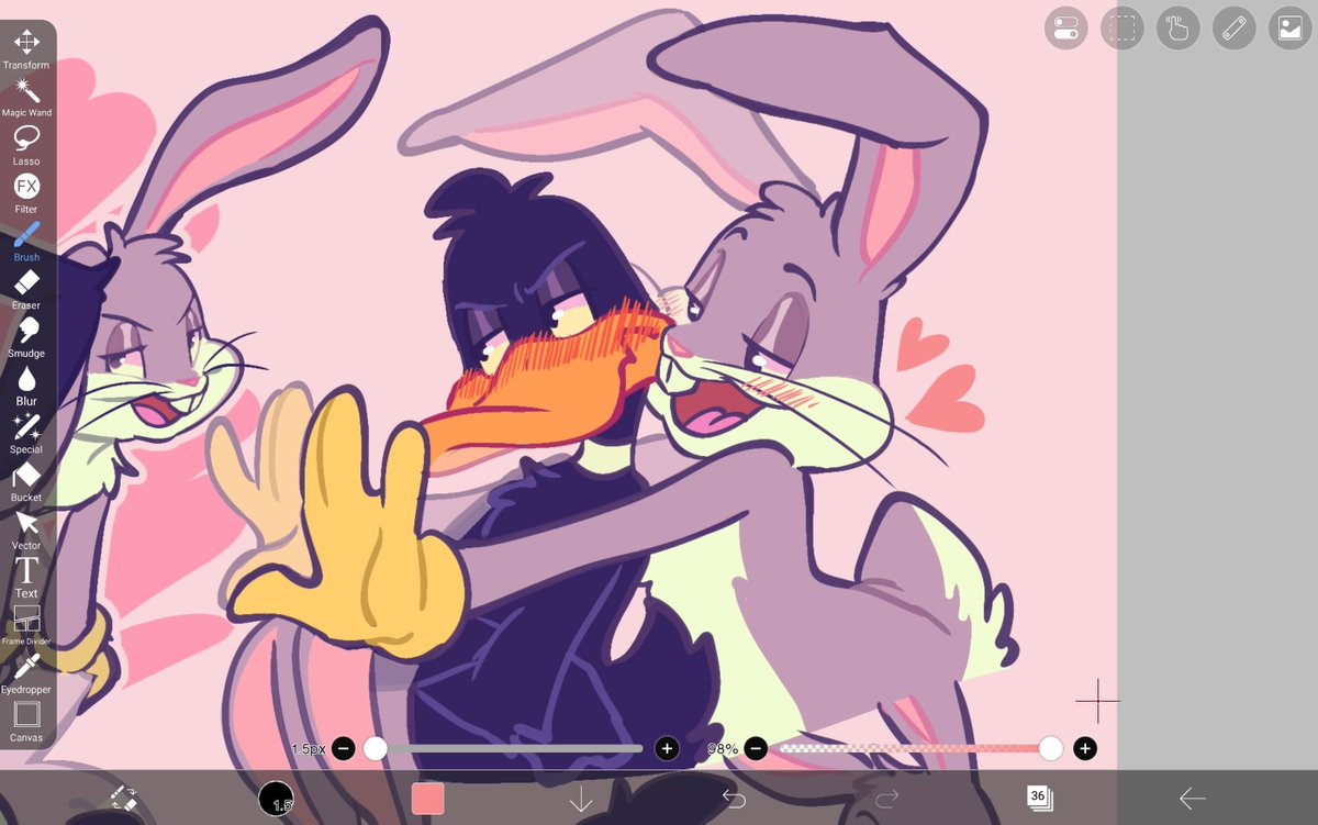 sweet_asukal's tweet photo. Waiter more Bugs Bunny and Daffy Duck yaoi please https://t.co/MIfCeCU9S0