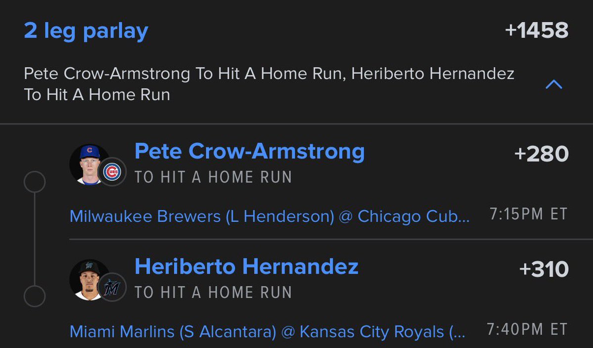 _dreamteambets's tweet photo. ❤️ IF YOU’RE RIDING WITH IT

💸 $150 giveaway when we sweep 👀

Heriberto Hernandez — OVER 0.5 Home Runs
Pete Crow-Armstrong — OVER 0.5 Home Runs

Let’s cash this one. 🔥💰 https://t.co/E9szsXkSQv