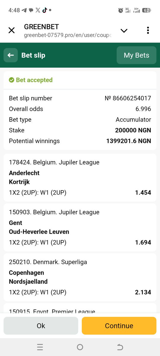 Lightbets2's tweet photo. BET OF THE DAY🏆🏆

Booking Code: ZHZCX

⭐⭐Register on greenbet via link👉👉👉 https://t.co/4NmW6Er7Rr

🏆🏆Use promo code GLMM

and get 100% bonus on first deposit https://t.co/GZsqNuvwAy