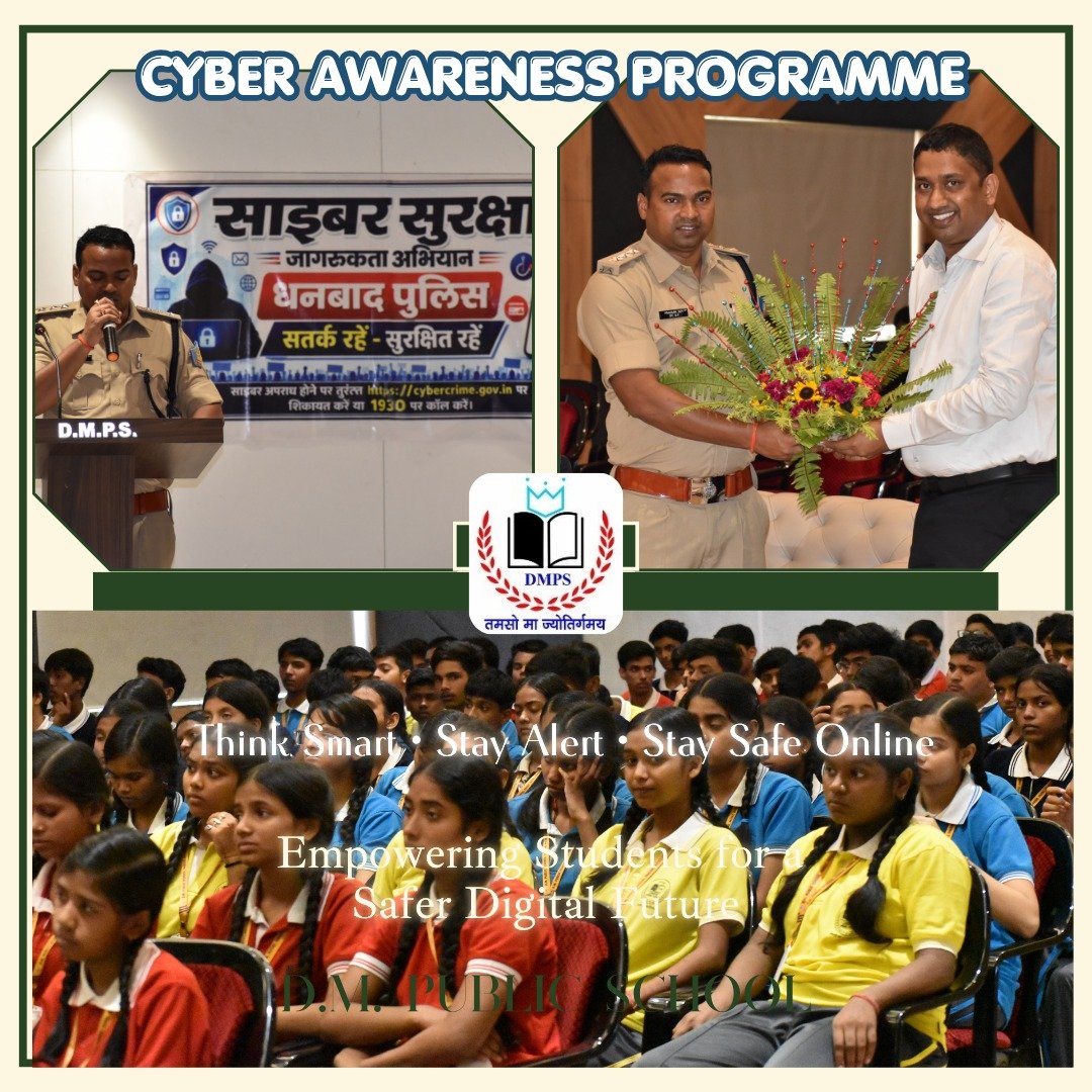 Dmps_official's tweet photo. D.M. Public School proudly took a step towards future-ready education with the inauguration of the AI &amp; Robotics Lab and a Cyber Awareness Programme conducted by the Dy. S.P, Law &amp; Order Dhanbad, Mr. Prakash Soy.

 #AIandRobotics #RoboticsLab #CyberAwareness #CyberSafety https://t.co/foFF36tqHb