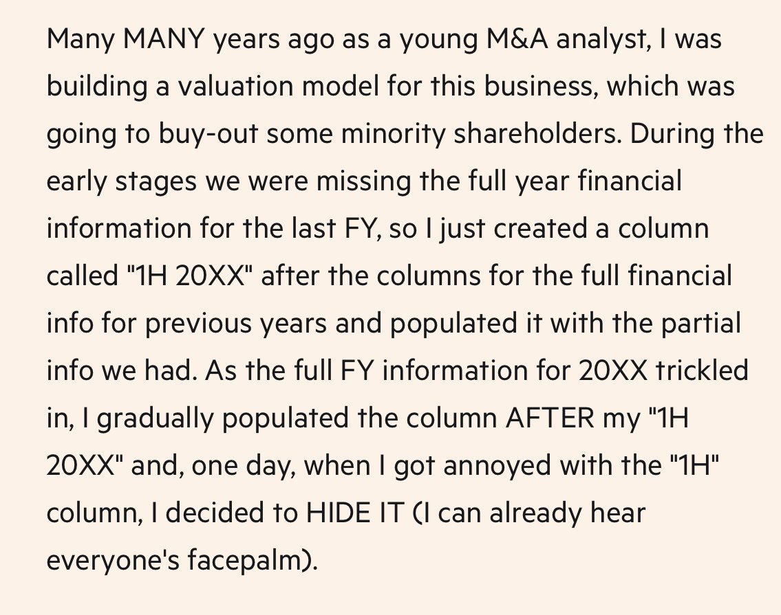 MrFamilyOffice's tweet photo. An Excel horror show https://t.co/aEch6TsUOm