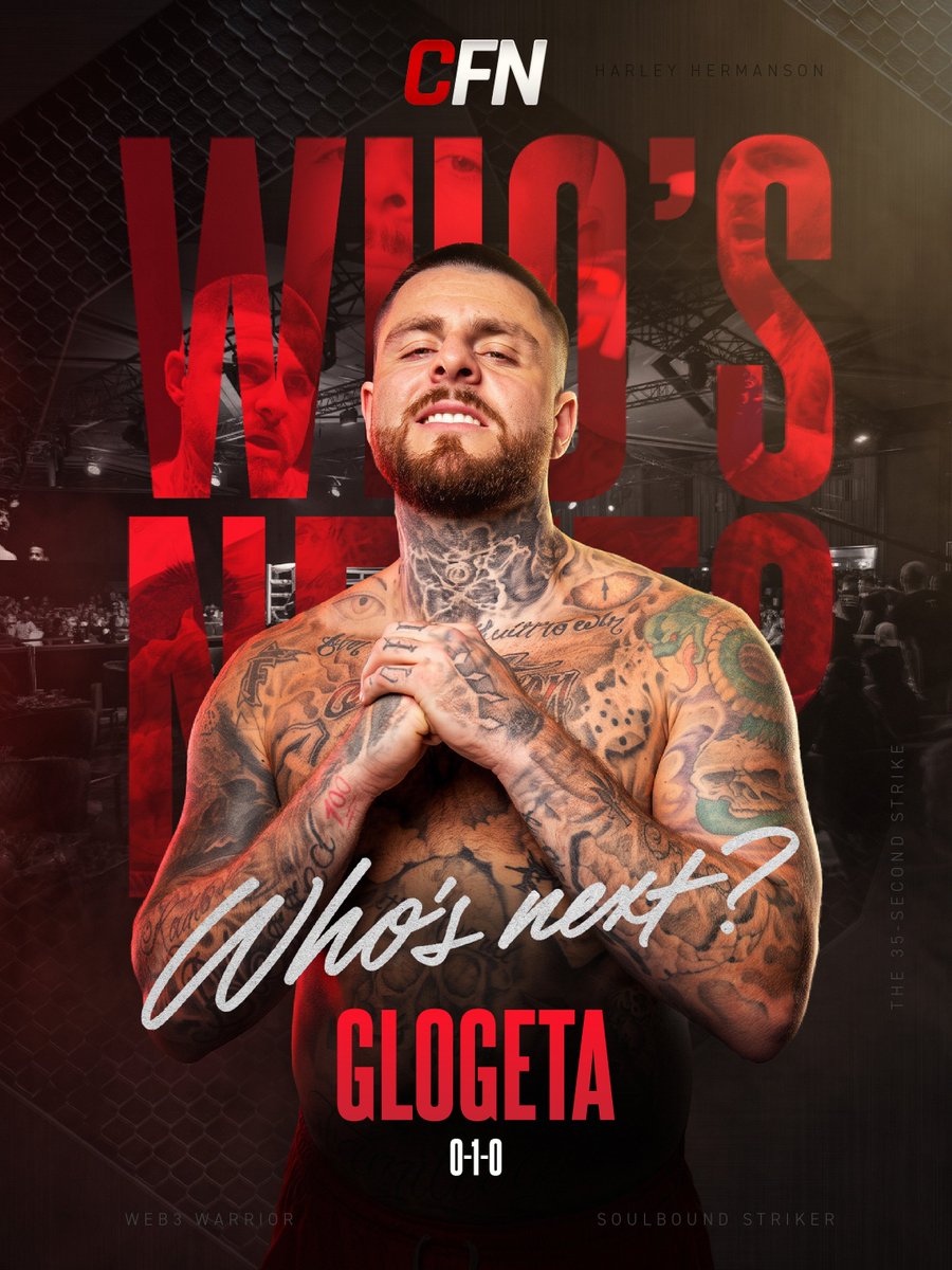 CryptoFightWeek's tweet photo. 🔥WHO'S NEXT FOR GL0GETA? 🔥

Who should @gl0geta fight next to bounce back on CFN? 🥊 https://t.co/b1V5U92ZhV