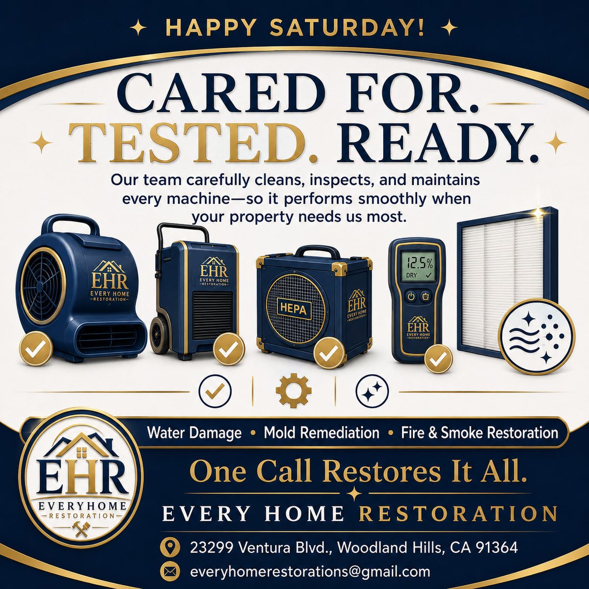EHR2026's tweet photo. Happy Saturday! ✨

One Call Restores It All. 🏠

📍 23299 Ventura Blvd., Woodland Hills, CA 91364
📧 everyhomerestorations@gmail.com

#EveryHomeRestoration #HappySaturday #WaterDamageRestoration #MoldRemediation #FireDamageRestoration #SmokeDamageRestoration #RestorationExperts https://t.co/srtGQl6gx1