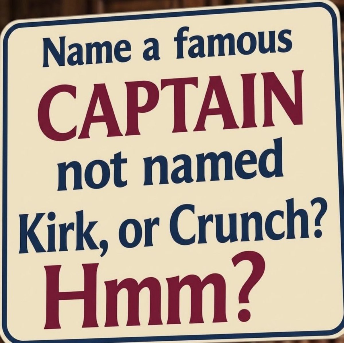 Nipi_220's tweet photo. Name a famous captain ?? https://t.co/J7vmcJV7KC