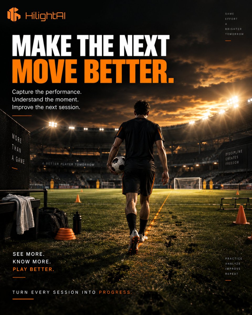 HiLight_AI's tweet photo. Your Game Leaves Clues. Are You Ready to See Them? โฝ๐
๐ Turn every training session into progress. Start analyzing with HiLightAI today.
#HiLightAI #SportsAI #SportsVideoAnalysis #AIAnalysis #PerformanceAnalysis #FootballAI #FootballAnalysis #AthletePerformance #PlayBetter https://t.co/VdNqhGBBcZ
