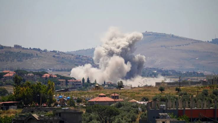 intelligencefnt's tweet photo. 🚨#BREAKING — ISRAEL STRIKES THE VERY RIDGE IRAN WARNED ABOUT

Israeli warplanes are reportedly conducting intense airstrikes on the Ali al-Taher Ridge and surrounding areas in southern Lebanon.

This comes directly after Reuters reported that Iran warned Washington it would launch a major attack on Israel if Israeli forces carried out a full-scale offensive against the ridge.

Tehran reportedly considers an Israeli ground offensive there a red line.

Israel is now heavily striking the exact area Iran warned against.

The question is no longer whether the warning was issued.

It is whether Tehran will act on it.

(Photo is for illustrative purposes only, images will follow)