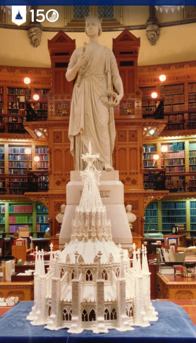 LibraryParlCA's tweet photo. A Library made of sugar?

To mark the Library of Parliament’s 100th anniversary in 1976, chef John Van Dierendonck created a one-of-a-kind sugar model of the building. It remained on display for more than 25 years. #LibraryParl150 https://t.co/R6HIEOHGDB