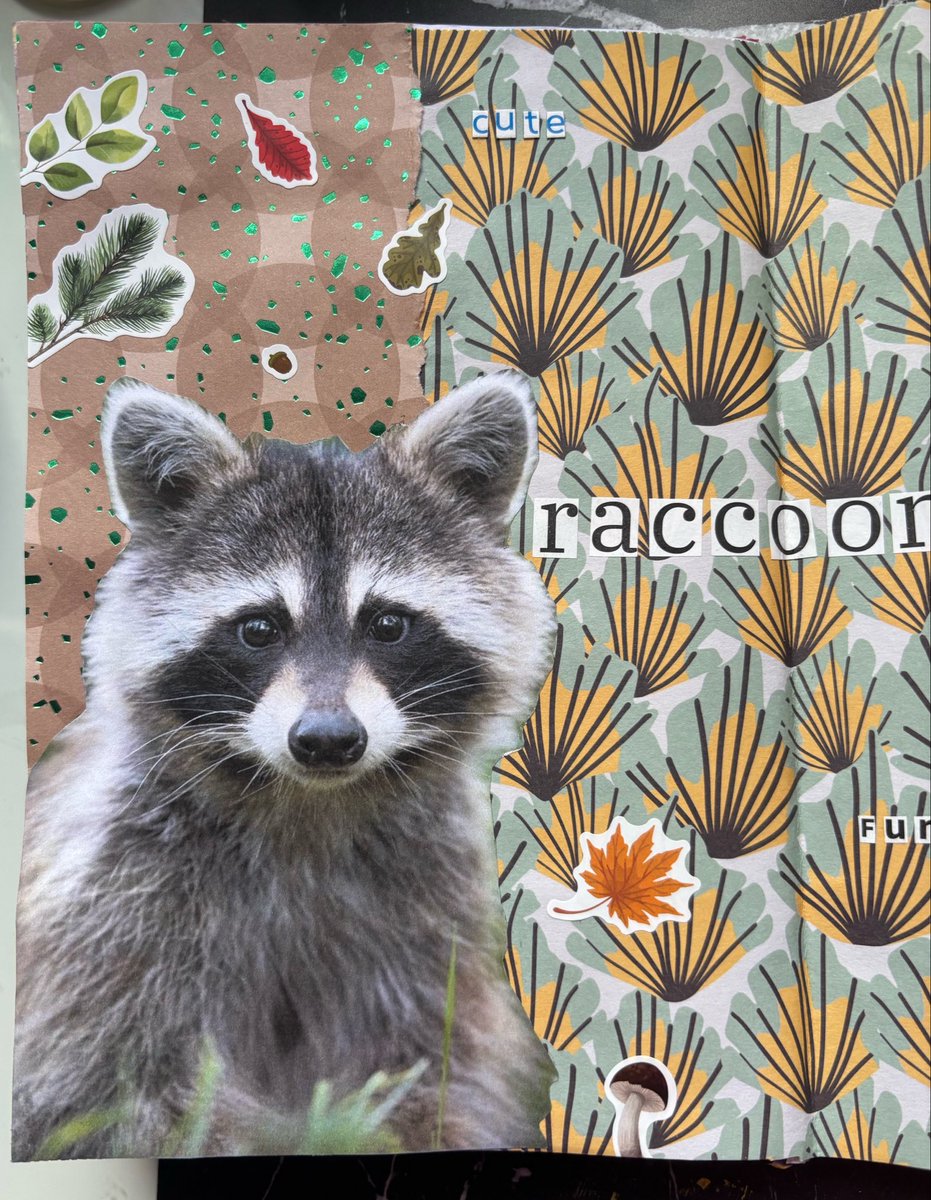 ilyasbeach's tweet photo. raccoon day!!! btw this is how i find out how it’s spelled in English lmao #hudcreates https://t.co/yjYhY1Zpdd