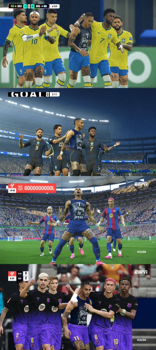 pesfiles_com's tweet photo. PES 2021 Shirtless Celebration Raphinha by su3bb
https://t.co/AQ7IaeORx5

Raphinha's shirtless goal celebrations for #PES2021
#eFootball2027 #PES2021 #eFootball #pesfiles #PES2017 #PES https://t.co/qxsSxaOSsK