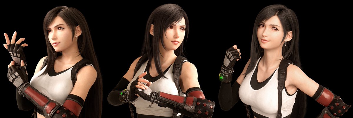 Sreliata's tweet photo. Tifa Lockhart Bust Up Renders from Remake to Revelation! https://t.co/GHwSqk9cOi