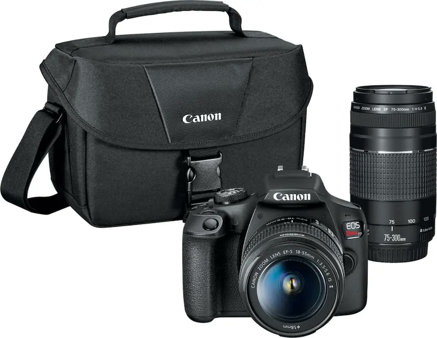SupplyNinja's tweet photo. $100 OFF! 📸 Canon EOS Rebel T7 DSLR Two-Lens Kit now $599.99 (reg. $699.99)!

https://t.co/usdxc2w0yQ https://t.co/rJuJfVPySo