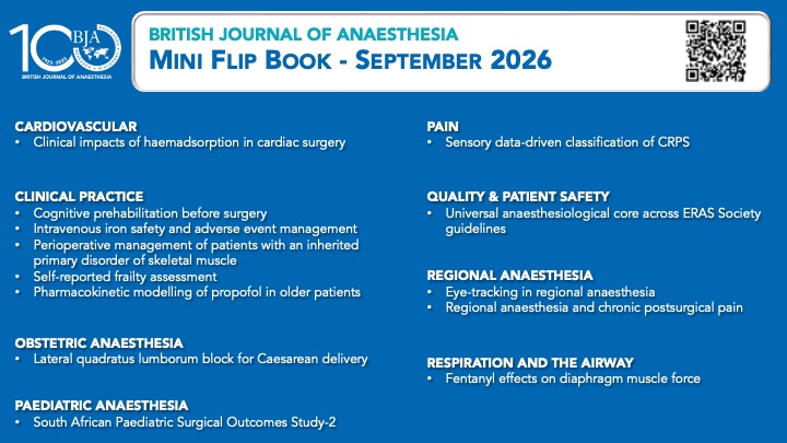 BJAJournals's tweet photo. Check out the new #bjaminiflipbook showcasing our #FREE articles on: #haemadsorption #prehab #IViron #frailty #propofol #QLblocks #CRPS #ERAS #regionalanaesthesia #fentanyl

https://t.co/cD5fJQuzSr https://t.co/QxDElF7SCU