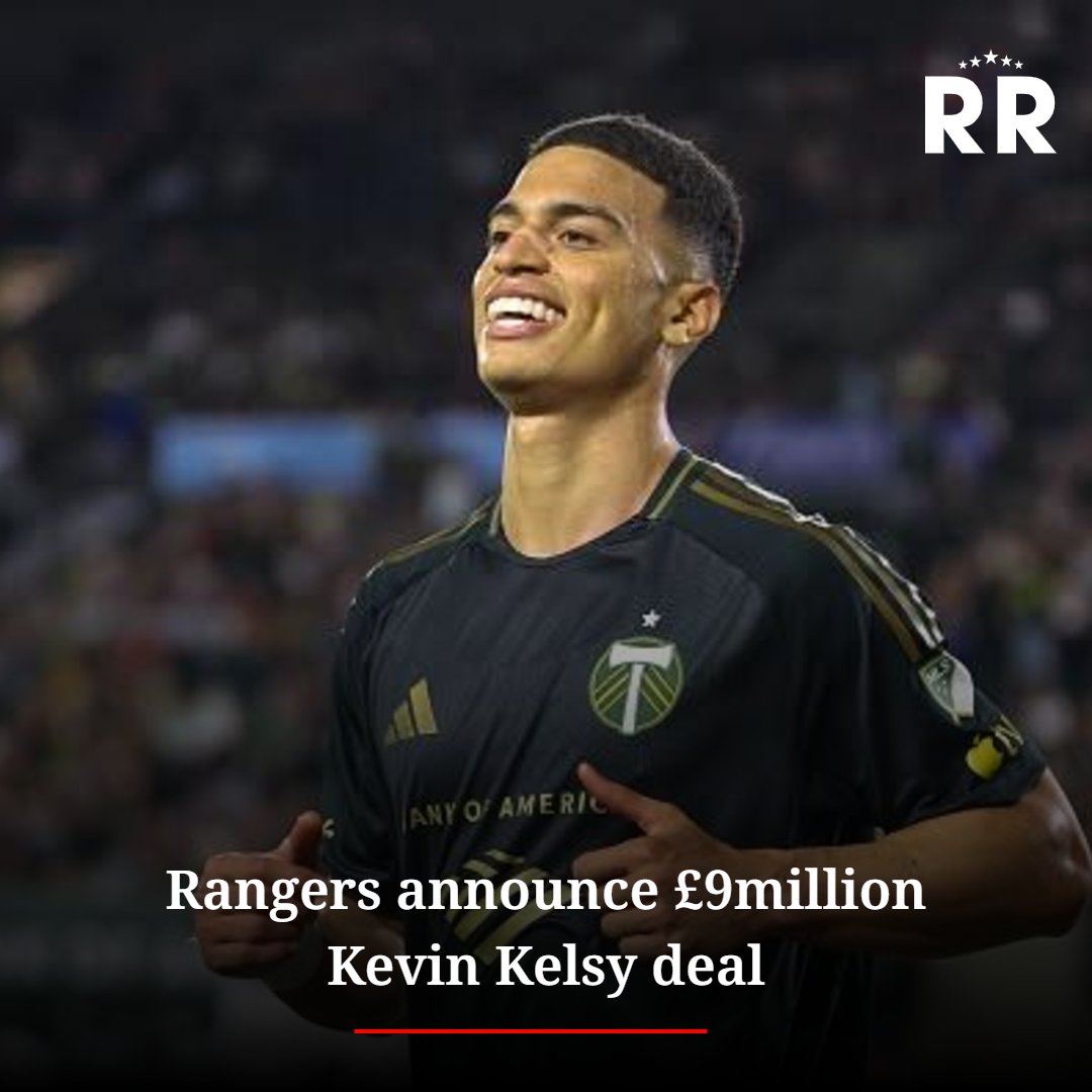 RangersReview55's tweet photo. Rangers have confirmed the signing of striker Kevin Kelsy from Portland Timbers.

The 22-year-old has signed a long-term deal at Ibrox after a fee of £9million was agreed with the MLS outfit.

@Chris_Jack89 reports ⤵️

https://t.co/cQEwZWOQNq https://t.co/Ttmlcbl2IB
