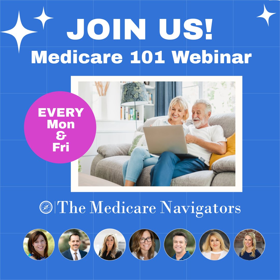 Gmiainc's tweet photo. 𝐉𝐨𝐢𝐧 𝐮𝐬 𝐟𝐨𝐫 a 𝐅𝐑𝐄𝐄 𝐌𝐄𝐃𝐈𝐂𝐀𝐑𝐄 𝐖𝐄𝐁𝐈𝐍𝐀𝐑! 
Gain Medicare confidence so you can make the right decisions.  Learn what all the letters mean, how coverage works, and when you need to enroll. #medicare101 #themedicarenavigators

https://t.co/CYdddVM47X https://t.co/PwEL1uDVCV