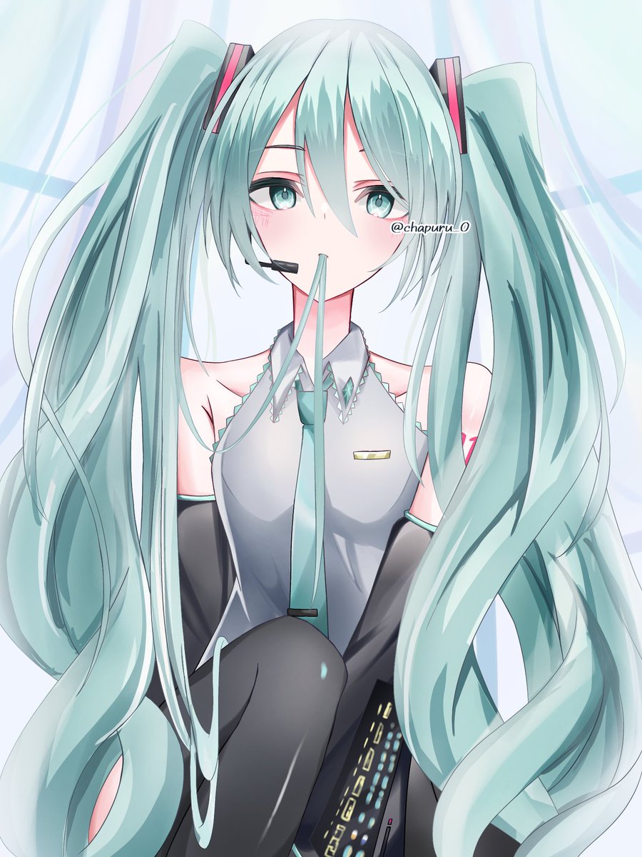 chapuru_0's tweet photo. 寝起きミク... https://t.co/YzNsTZUw3X