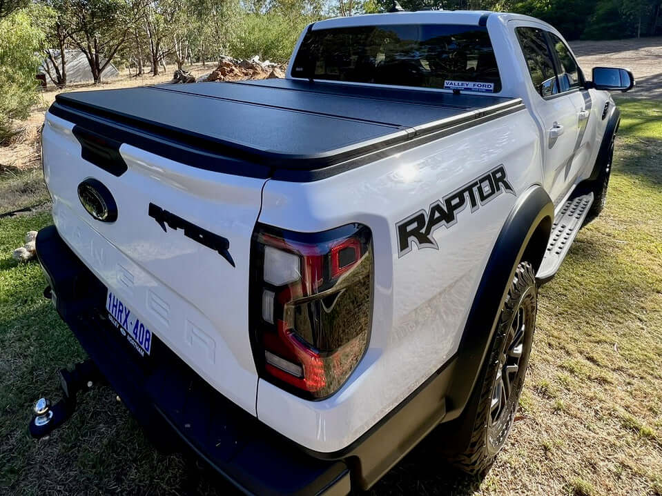 AdrianaFathy's tweet photo. Is your Ford Ranger ready for the next adventure? Unlock its full potential with the Tri-Fold Hard Lid Tonneau Cover for Ford Ranger NextGen 2022+. Protect your cargo, elevate your truck’s look. Only $999. Limited stock available. https://t.co/HgbcvnhACj