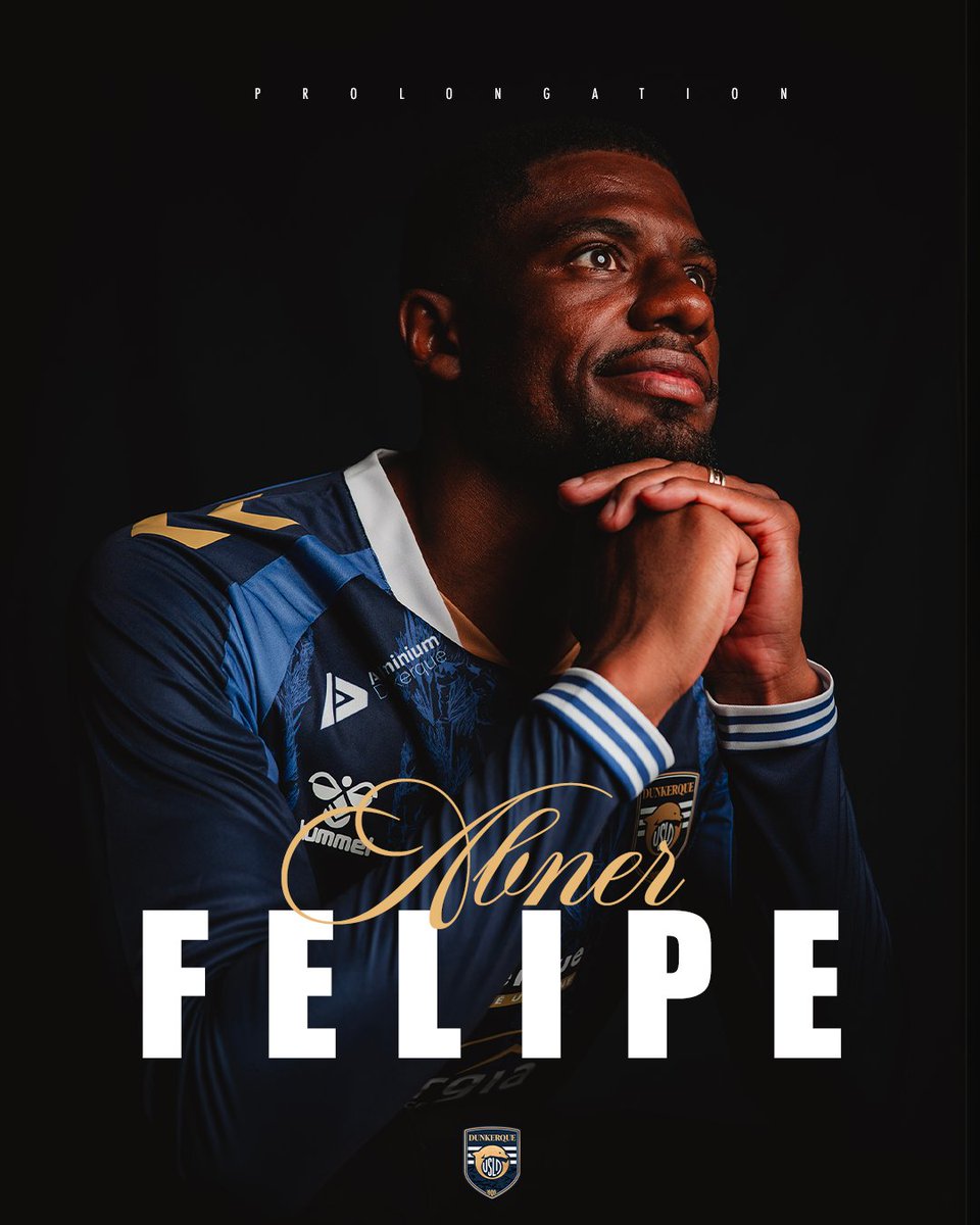 usldunkerque's tweet photo. ✍️ Une saison de plus en "Bleu et blanc"

Abner Felipe prolonge l’aventure avec l’USL Dunkerque pour une saison supplémentaire 💙🤍

Notre défenseur reste Maritime jusqu’en 2027 !

#TeamUSLD https://t.co/kIQ82tZs5J