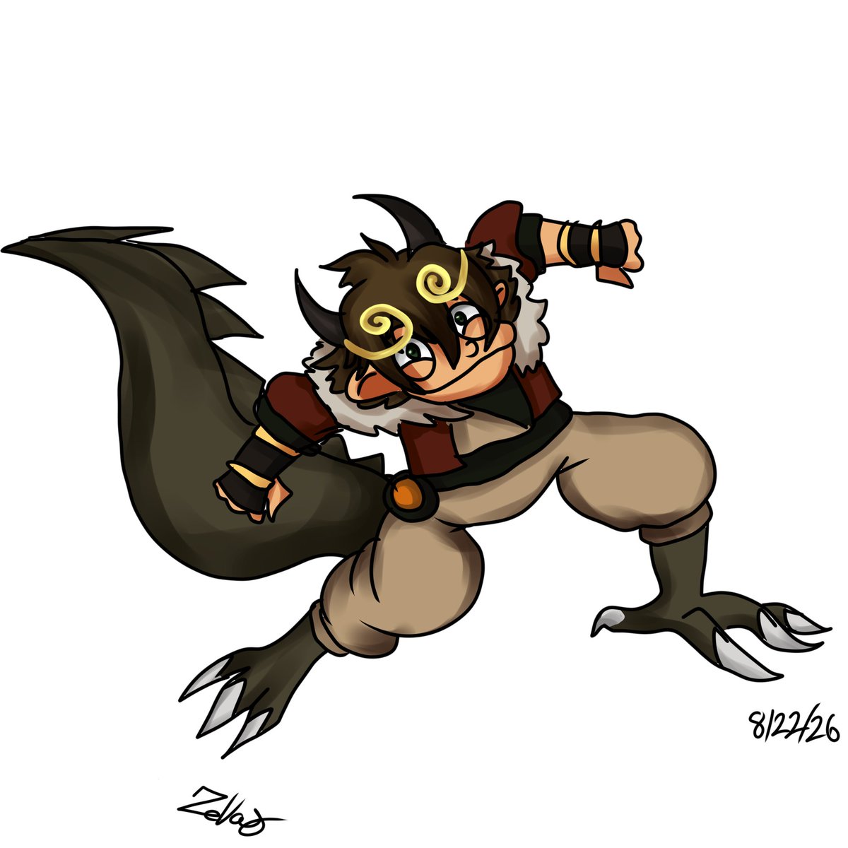 ZeVasq's tweet photo. I drew my friend Monarto 'crumping' since he has a redeem on his channel of doing the 'Marge voice' for five minutes. I also did a quick little animation of it for the fun of it! His community loves it and so do I! > v < https://t.co/9Z9Czza95q