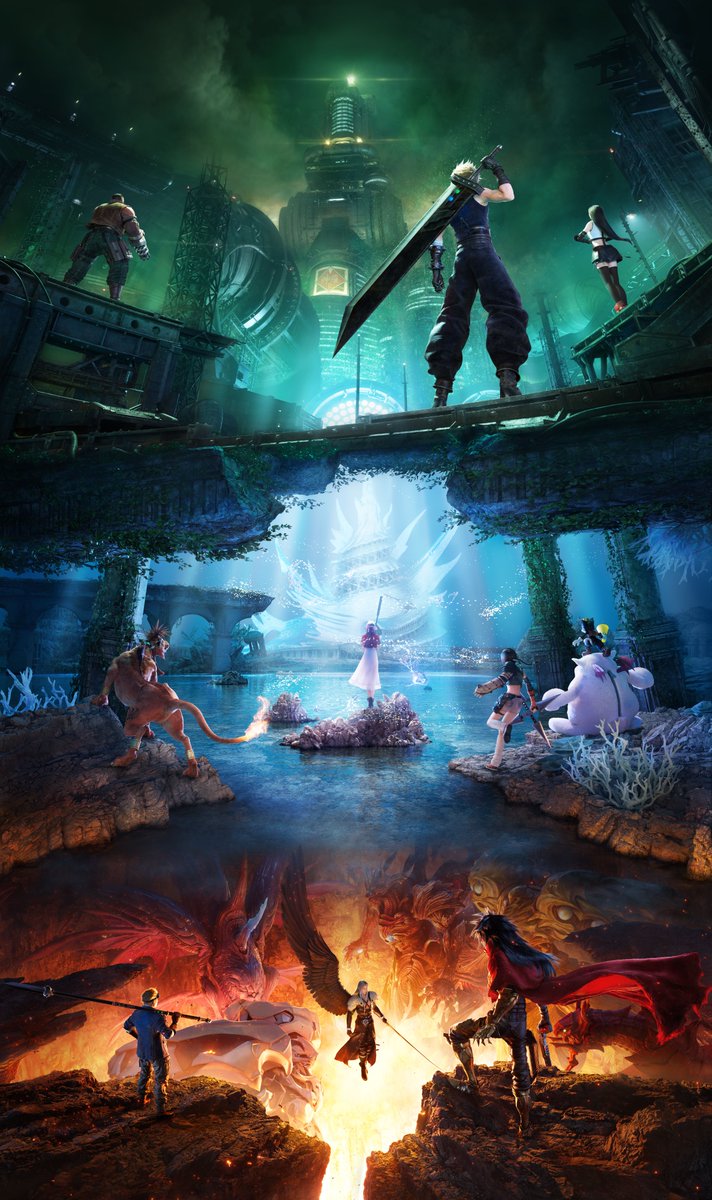 kathyanhy's tweet photo. Final Fantasy VII Remake Trilogy Artwork ☄️

FF7R Revelation will be released on April 8, 2027.

#FF7R #FinalFantasy #FinalFantasyVII