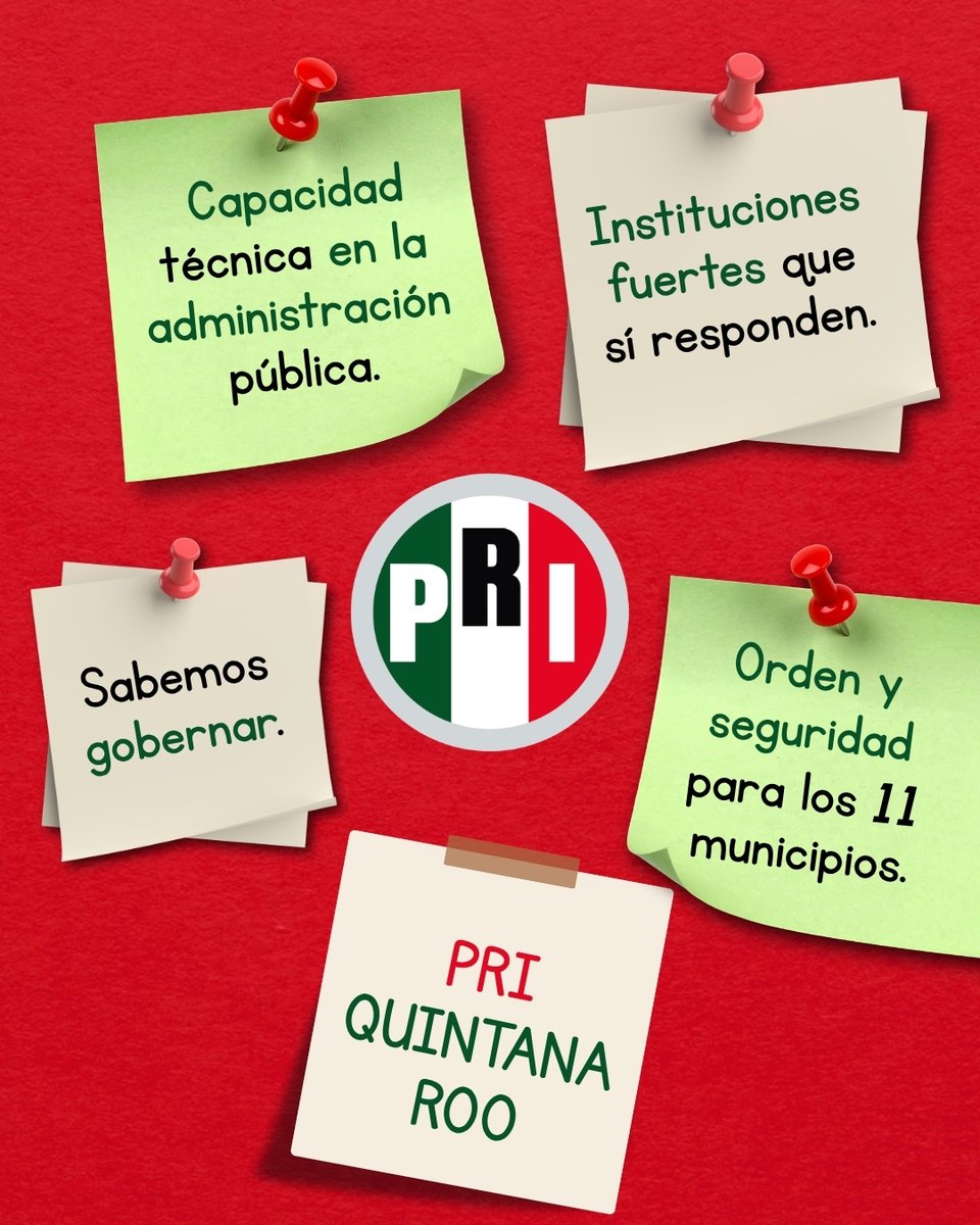 coraamaliacm's tweet photo. Gobernar un estado tan dinámico como Quintana Roo requiere  conocimiento, temple y una profunda visión de Estado... en el PRI la tenemos.
#PRI https://t.co/uux725FbNi