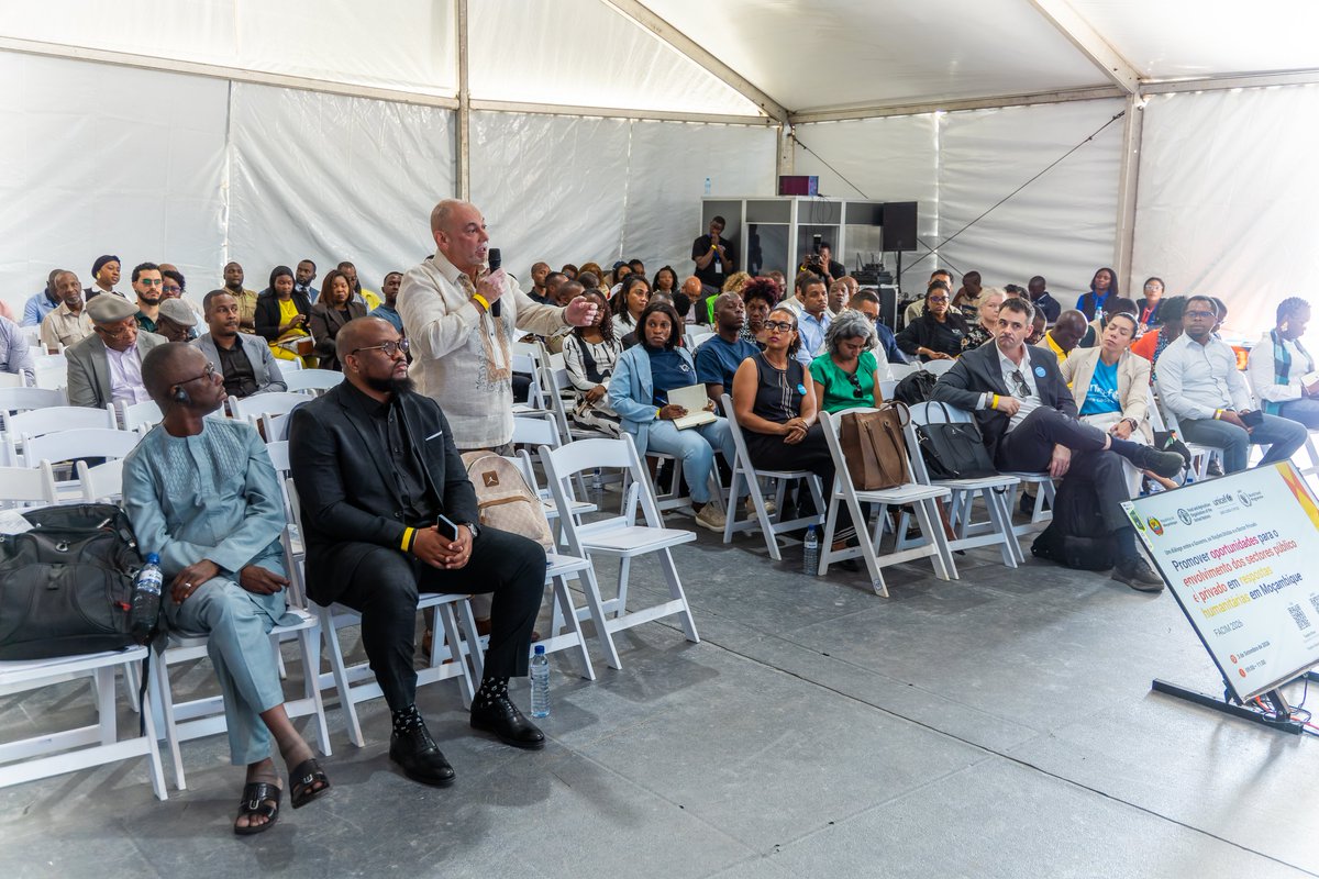 wfp_mozambique's tweet photo. #FACIM2026🫱🏿🫲🏾🇲🇿
Today WFP, FAO, UNICEF, INGD, CTA, the Port of Maputo & the #PrivateSector explored how public-private partnerships can boost Mozambique’s emergency preparedness & response.
✅Key priorities: mapping private sector capacities & strengthening readiness for #ElNiño. https://t.co/yCEWgQ8Twt
