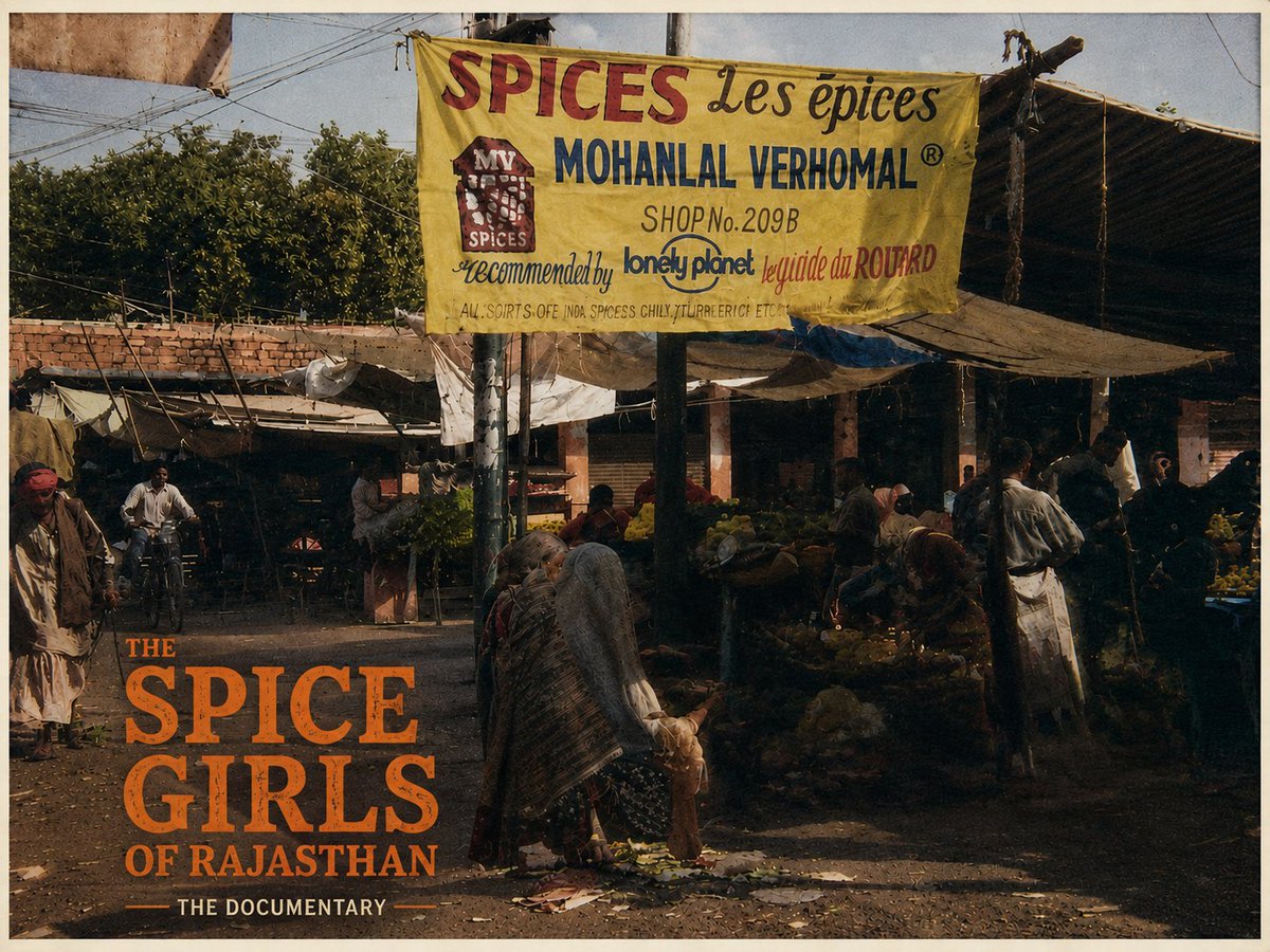spice_rajasthan's tweet photo. It was the MV chai masala that first made a name for Mohanlal Verhomal, earning him a place in the pages of Lonely Planet.

#SpiceGirlsOfRajasthan #DocumentaryFilm #MVSpices #ChaiMasala https://t.co/TEyuRhAPxQ