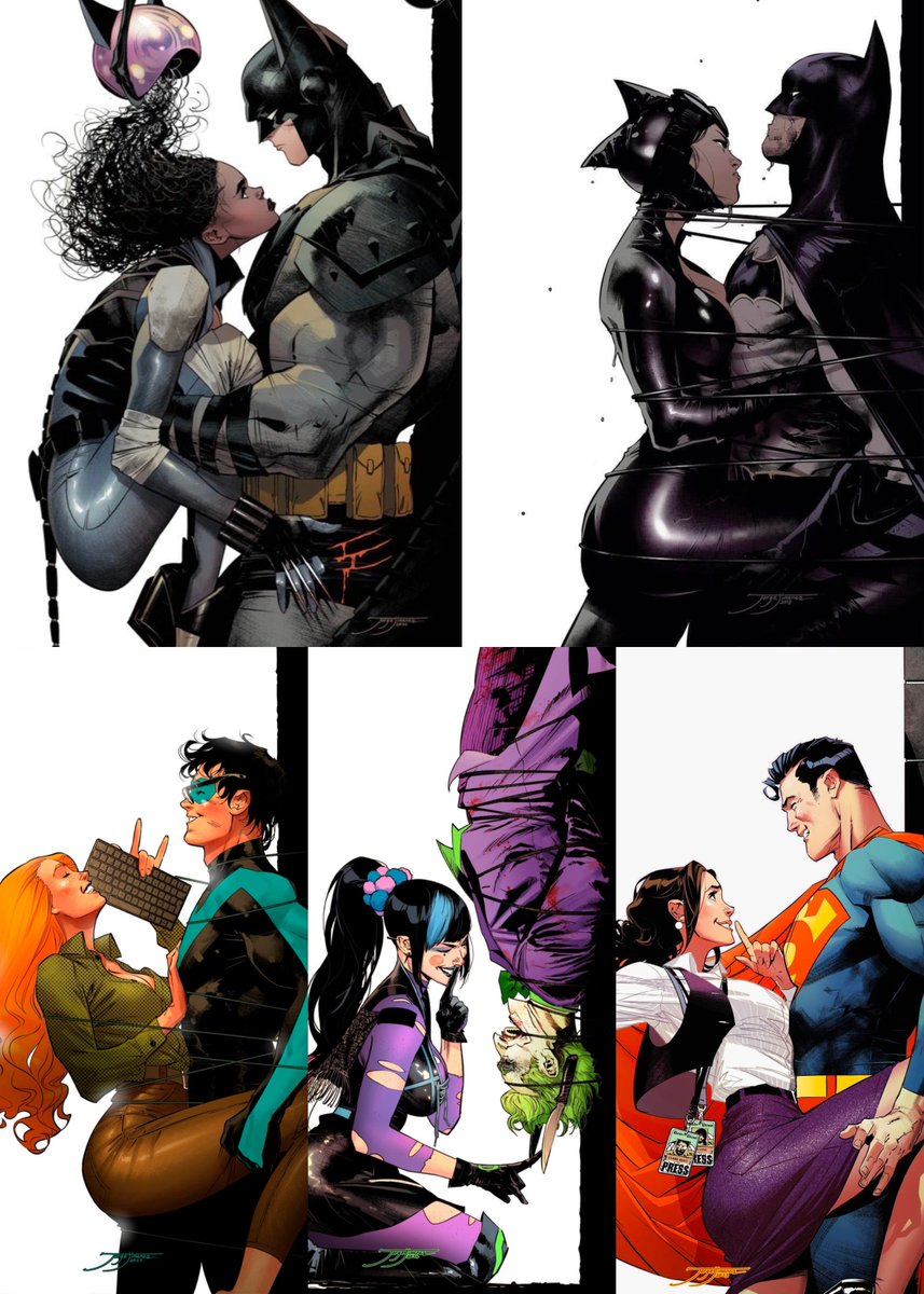 dcuworld's tweet photo. DC Couples by Jorge Jiménez! https://t.co/sDWhL8AC1O