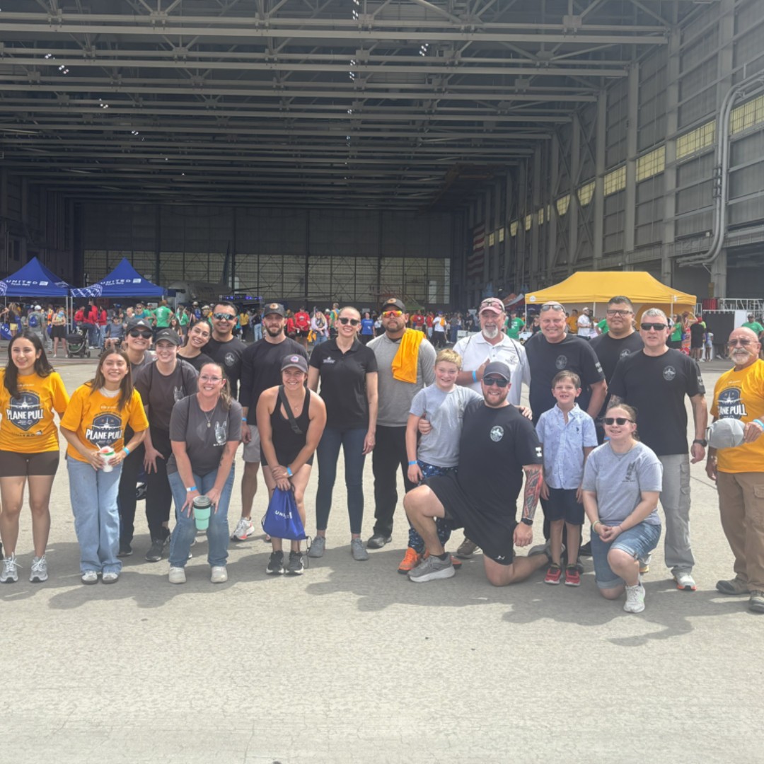 WestminsterPD's tweet photo. What a day! We were honored to take part in the 2026 Plane Pull on Saturday benefiting Special Olympics Colorado athletes. Thank you to everyone who participated and supported our team! #WestyPD https://t.co/dMvVGiNoES