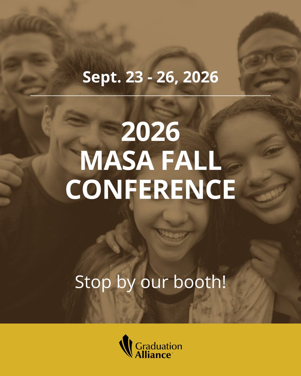 GradAlliance's tweet photo. Michigan school leaders, we'll see you at MASA! 👋

Carolyn and Brian are looking forward to connecting with district leaders at this year's Fall Conference. Stop by our booth to meet the team, share what's happening in your district, or simply say hello.

#MASAFallConference https://t.co/YzG4kXVusD